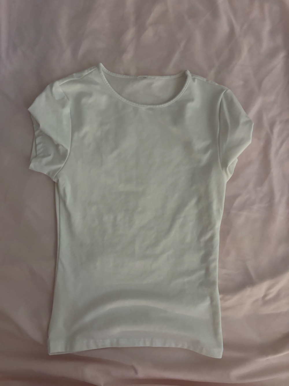Garage Women's White Short Sleeve Crew Neck Tee